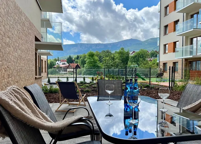 Apartament Lucky 7 Z Tarasem I Widokiem Na Sniezke, Obok Aquaparku, Blisko Do Wang By Apartamenty W Karkonoszach